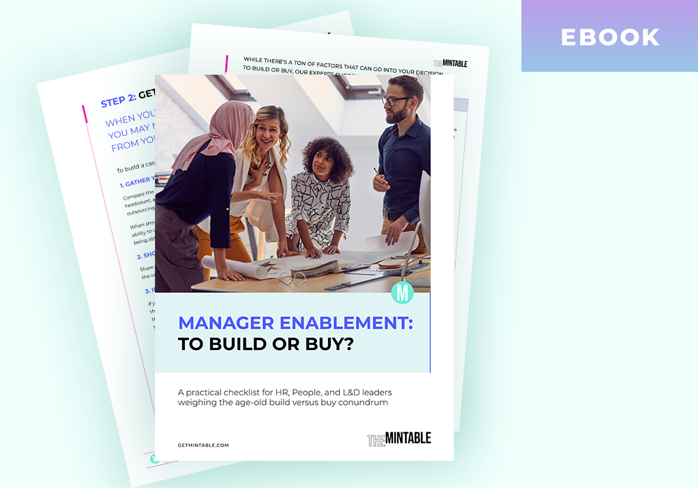 Manager enablement: to build or buy?